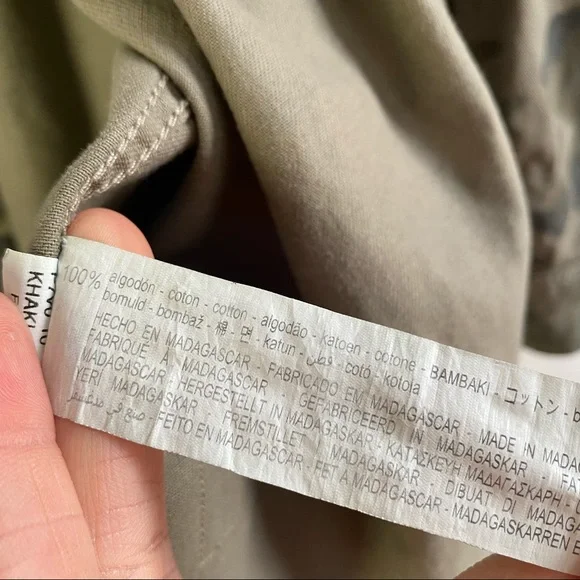 Zara Lightweight Camo Military Jacket 13-14 - Picture 7 of 9